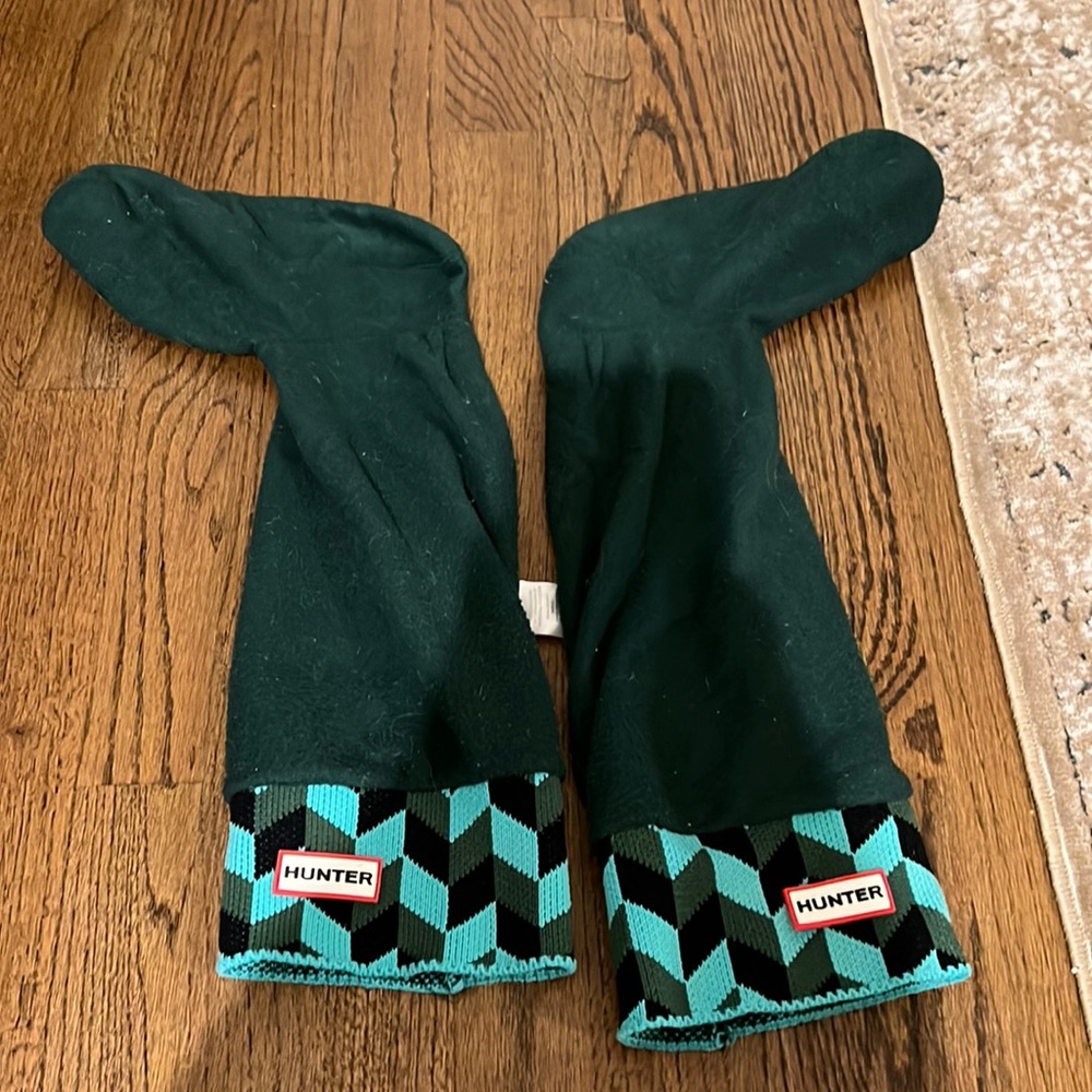 Hunter Rainboot Tall Boot Socks -Size M
